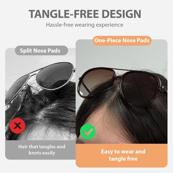 Polarized Aviator Sunglasses Women UV Protection Oversize Shades Stylish - Picture 6 of 6